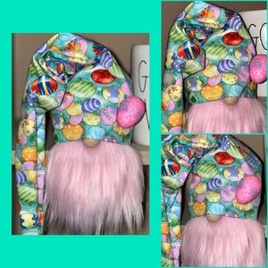 🐰 Handmade Easter Bunny Egg Gnome With 3D Egg on Hat 🌸